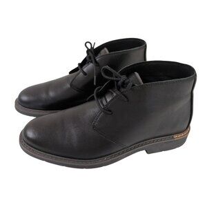 Cole Haan Chukka Boot Men 7.5 Black Go To Grand 360 Leather Urban Smart Casual